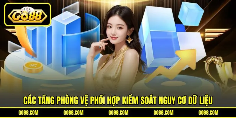 Các tầng phòng vệ phối hợp kiểm soát nguy cơ dữ liệu Các tầng phòng vệ phối hợp kiểm soát nguy cơ dữ liệu