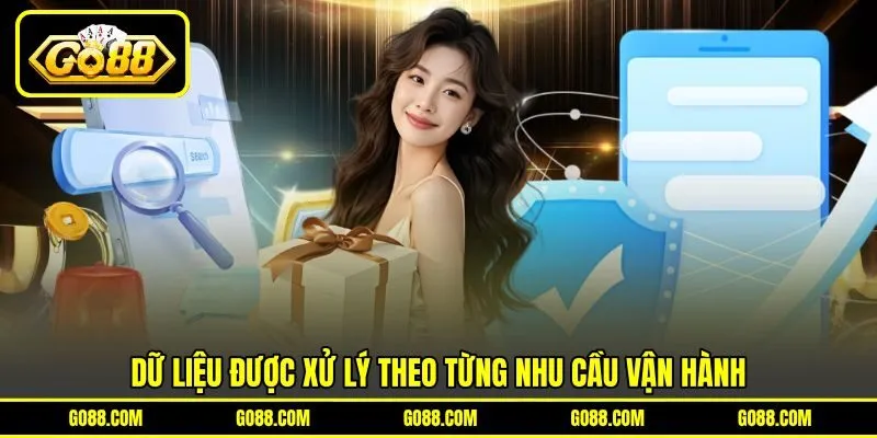 Dữ liệu được xử lý theo từng nhu cầu vận hành Dữ liệu được xử lý theo từng nhu cầu vận hành