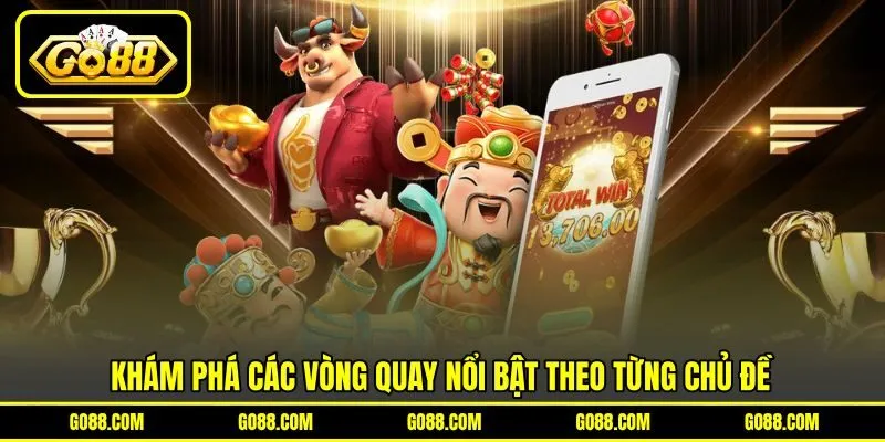 Khám phá các vòng quay nổi bật theo từng chủ đề Khám phá các vòng quay nổi bật theo từng chủ đề