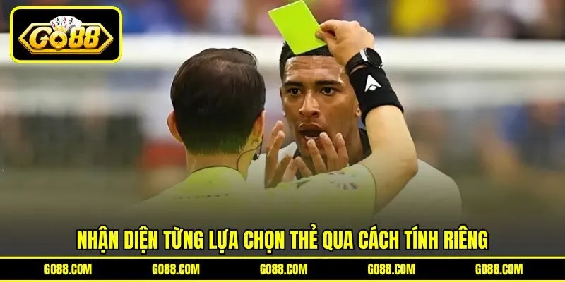 Nhận diện từng lựa chọn thẻ qua cách tính riêng