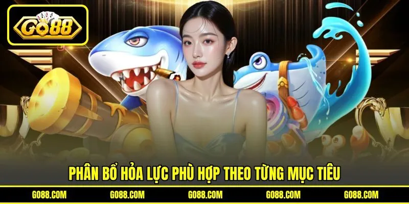 Phân bổ hỏa lực phù hợp theo từng mục tiêu